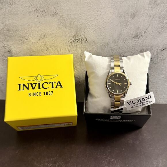 Women’s Invicta Celestial Watch - (69339) Two-Tone Steel & Gold, 28mm - NEW main image 8